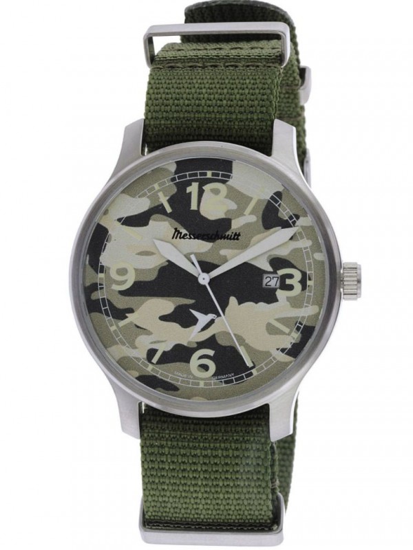 ME-42L-TB Men's Watch Camo with Green Textile Nato Strap