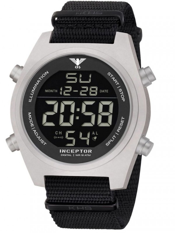 KHS.INCSD.NB Men's Wristwatch Inceptor Steel Digital