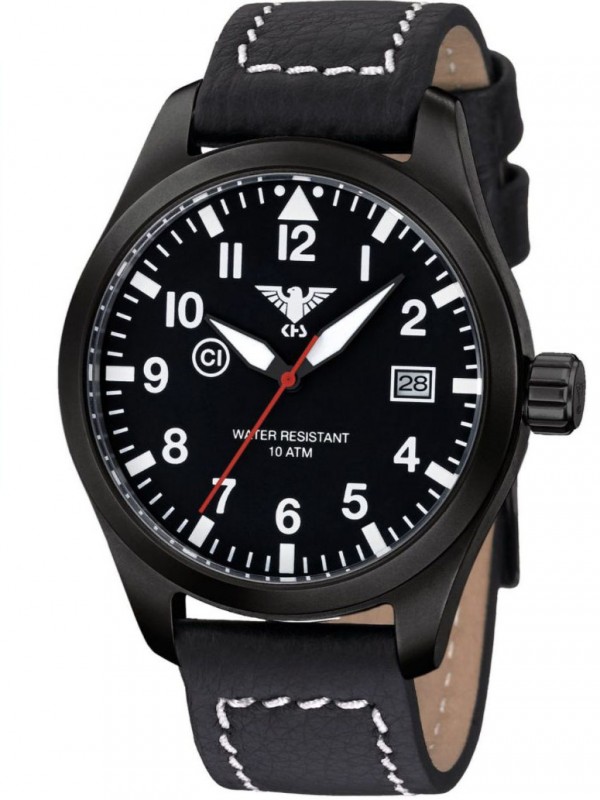 RE.DB Mens Watch Reaper with Black Diver Band