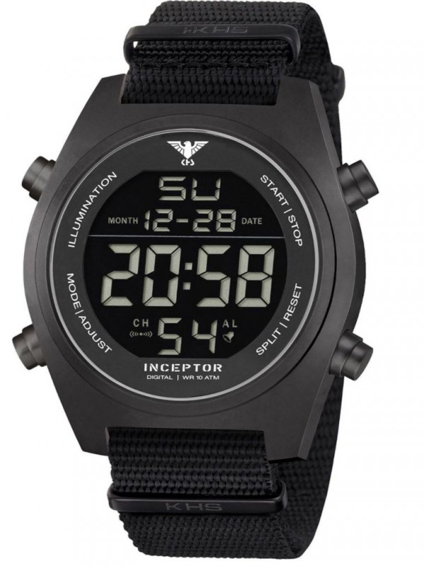 KHS.INCBSD.NB Men's Watch Inceptor Steel Digital