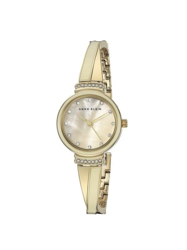 Anne Klein Gold-Tone Metal Ladies Watch AK-2216IVGB