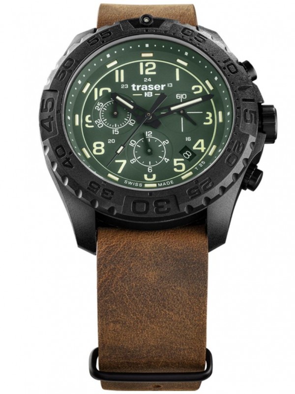 109047 Men's Watch P96 OdP Evolution Chrono Green