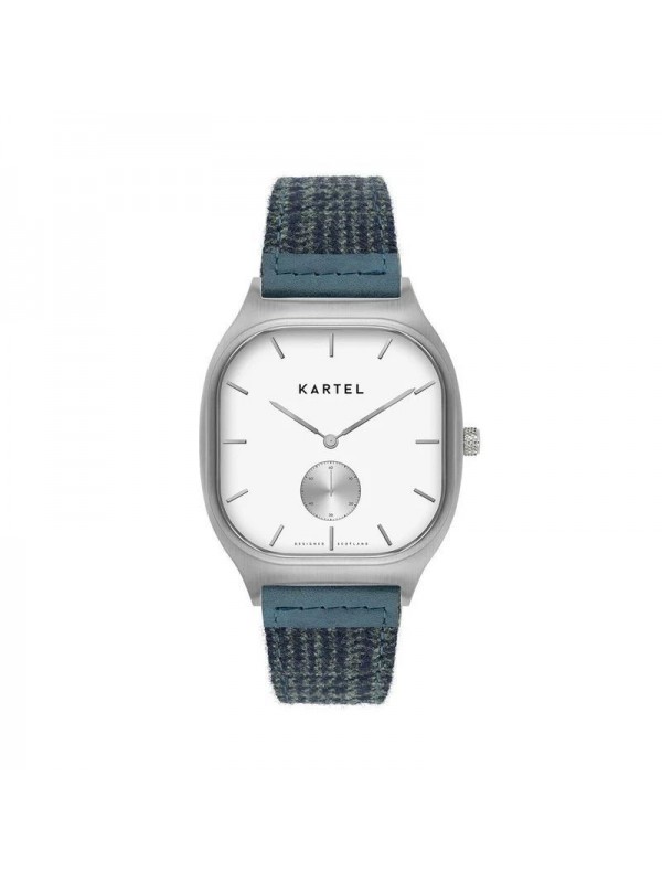 SINCLAIR 42MM BLUE FABRIC STRAP WATCH