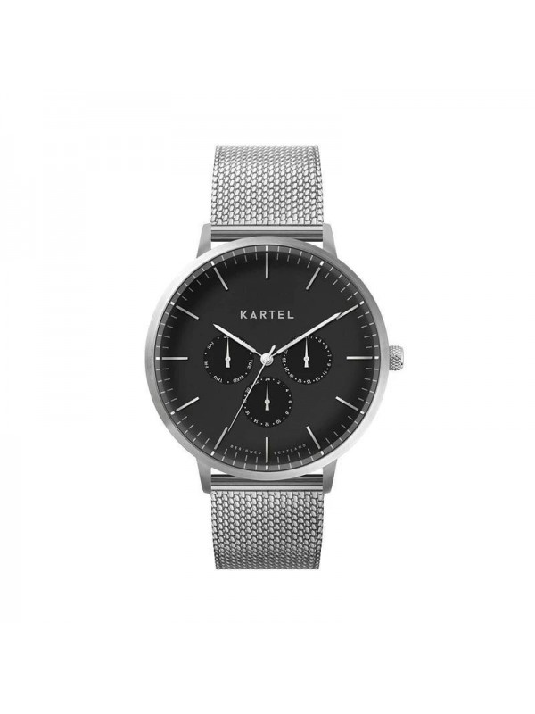 CUILLIN 43MM SILVER CHAIN MESH STRAP WATCH