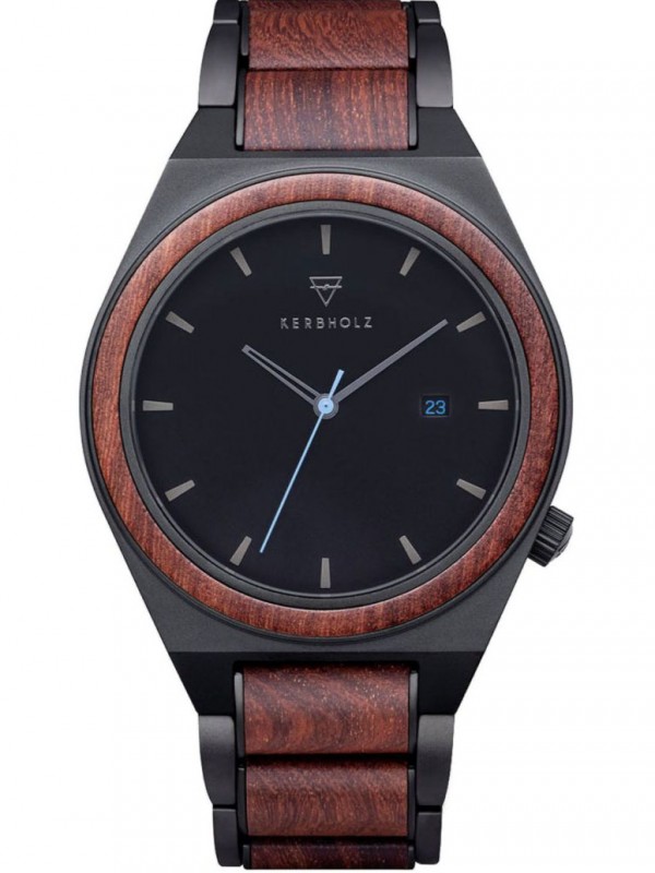 Men's Wood Watch Paul Rosewood/Blue