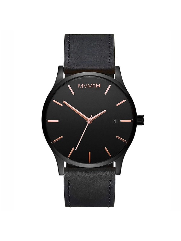 CLASSIC BLACK ROSE LEATHER