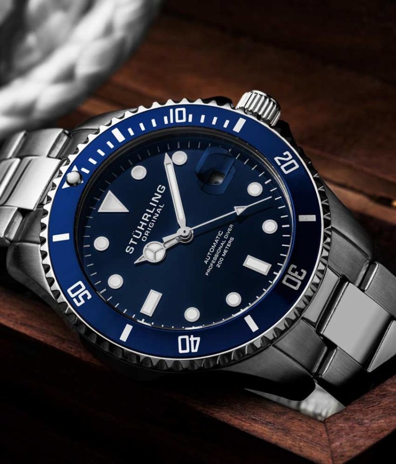 Stuhrling regatta 792 automatic 42mm diver outlet