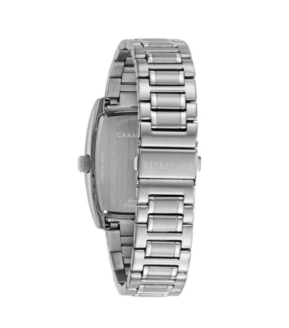 Caravelle By Bulova Men's 43C118 Barrel Multifunction Stainless ...