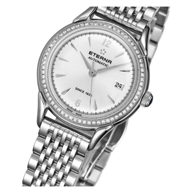 Eterna Women s 2956.50.13.1742 Heritage 1948 For Her Silver Dial