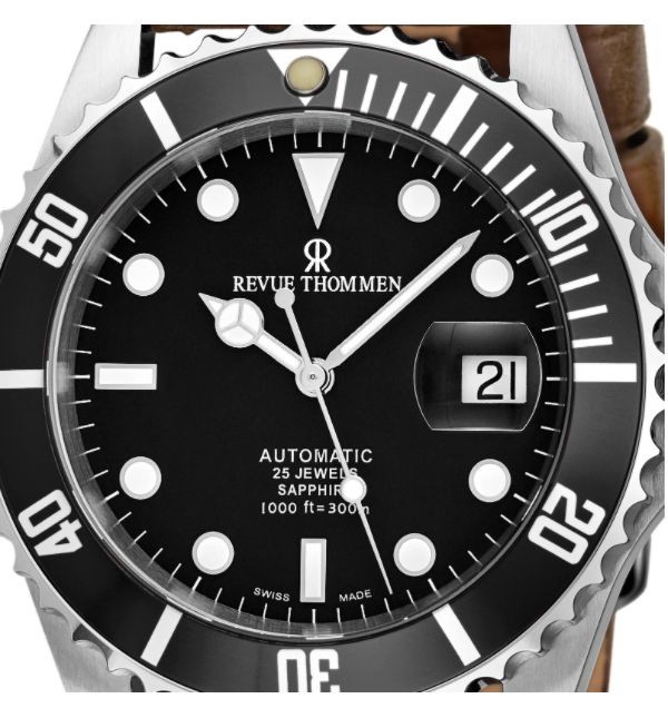 Revue thommen xl diver automatic watch hot sale