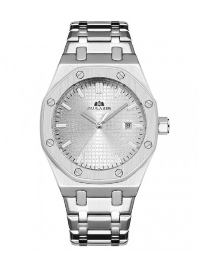 Brand Inspired Watch in Steel Casing - Steel Dial - Automatic Movement 