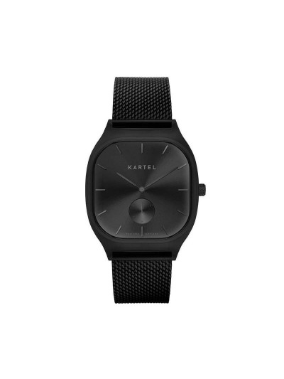 SINCLAIR 42MM BLACK CHAIN MESH STRAP WATCH