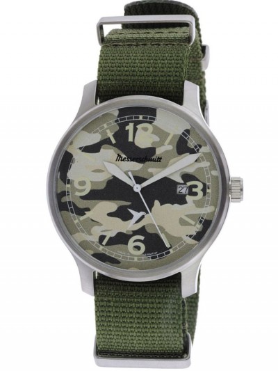 ME-42L-TB Men's Watch Camo with Green Textile Nato Strap