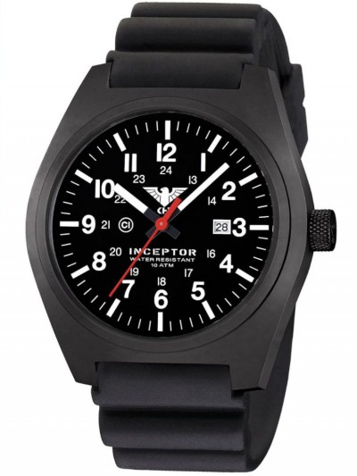 INCBS.DB Men's Wristwatch Inceptor Black Steel