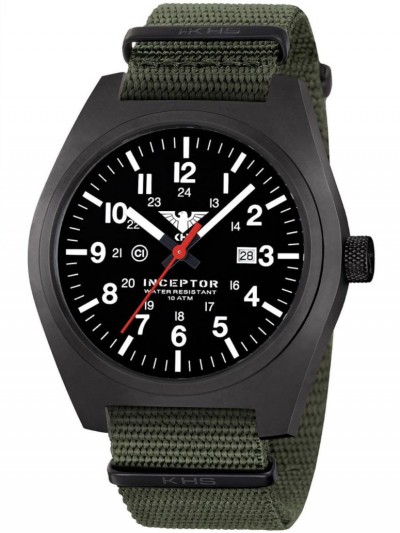 INCBS.NO Men's Watch Inceptor Black Steel