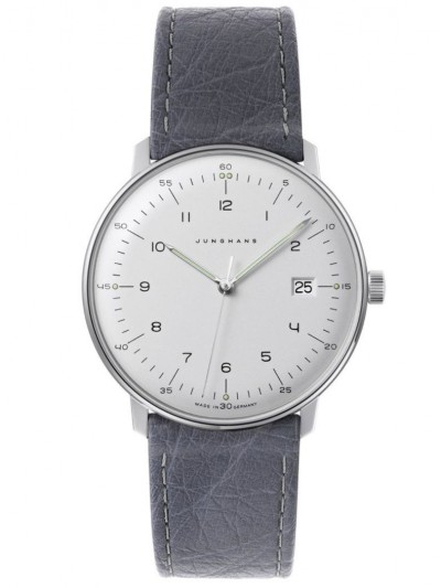 041/446-Strauß max bill Quartz Watch with 2 Leather Straps