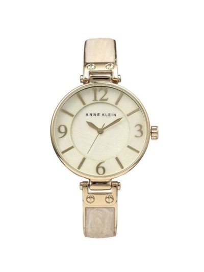 Anne Klein Gold-Tone Metal Ladies Watch AK-1980TPRG