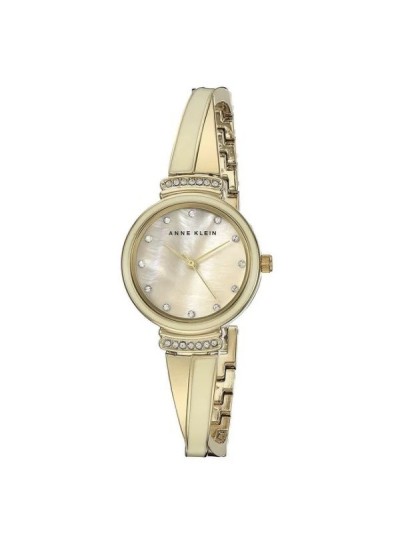 Anne Klein Gold-Tone Metal Ladies Watch AK-2216IVGB