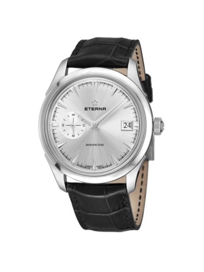 Eterna Men's 7682.41.10.1700 'Heritage' Silver Dial Stainless Steel Small Seconds Automatic Swiss Made Watch