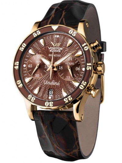 VK64-515B569 Women's Watch Chronograph with 3 Straps Undiné Lady Line