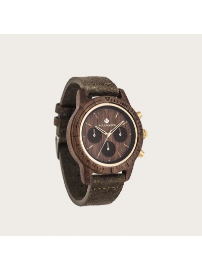 Walnut Gold Khaki - Chronis 42MM