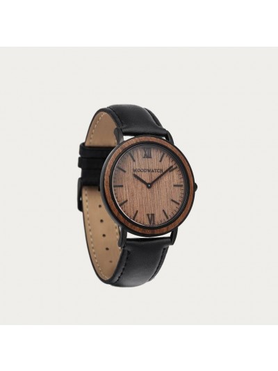 Brown Walnut Jet - Minimal 40MM 