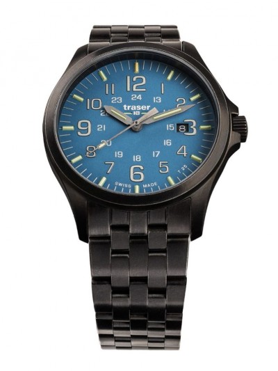 108740 Men´s Wristwatch P67 Officer Pro Gunmetal/Sky-Blue