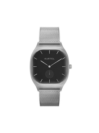 SINCLAIR 42MM SILVER CHAIN MESH STRAP WATCH