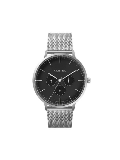 CUILLIN 43MM SILVER CHAIN MESH STRAP WATCH