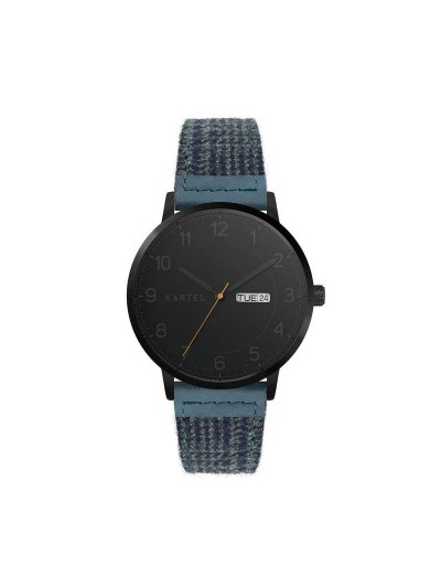 MORRIS 40MM BLUE FABRIC STRAP WATCH