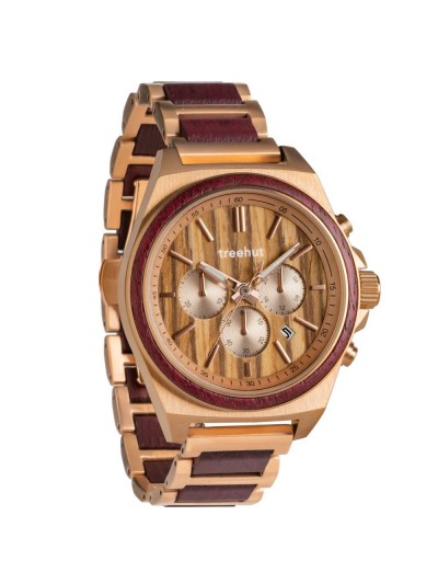 Aster Violet Wood Rose Gold