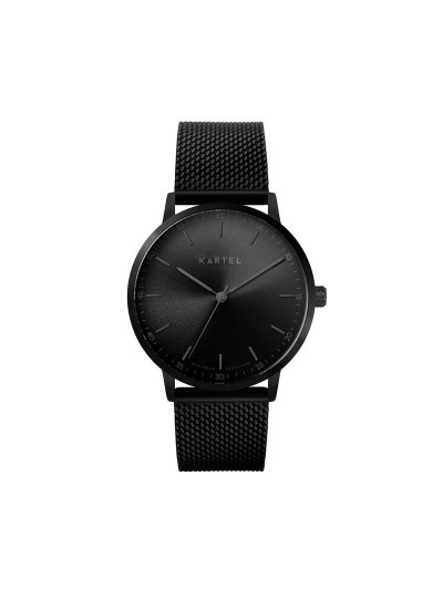 HUME 40MM BLACK CHAIN MESH STRAP WATCH