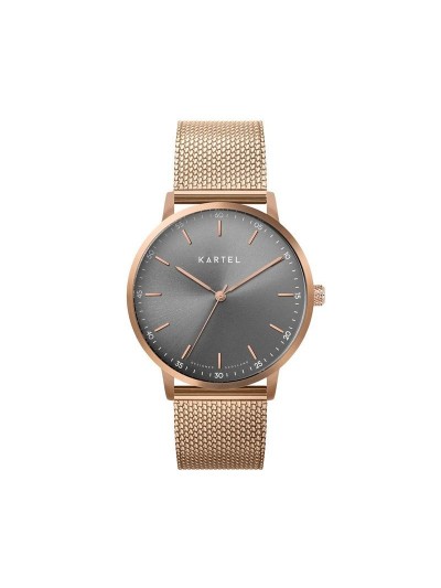 HUME 40MM ROSE GOLD CHAIN MESH STRAP WATCH