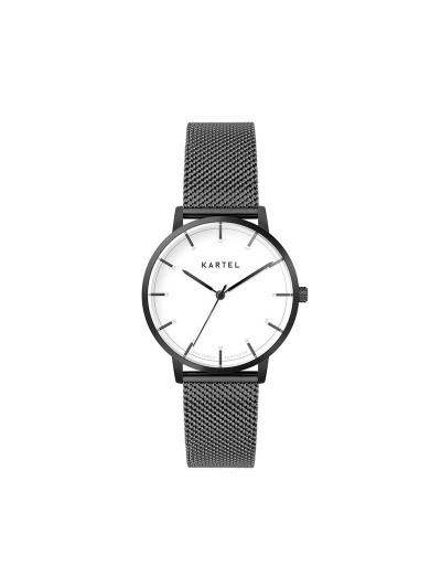 ISLA 34MM BLACK CHAIN MESH STRAP WATCH