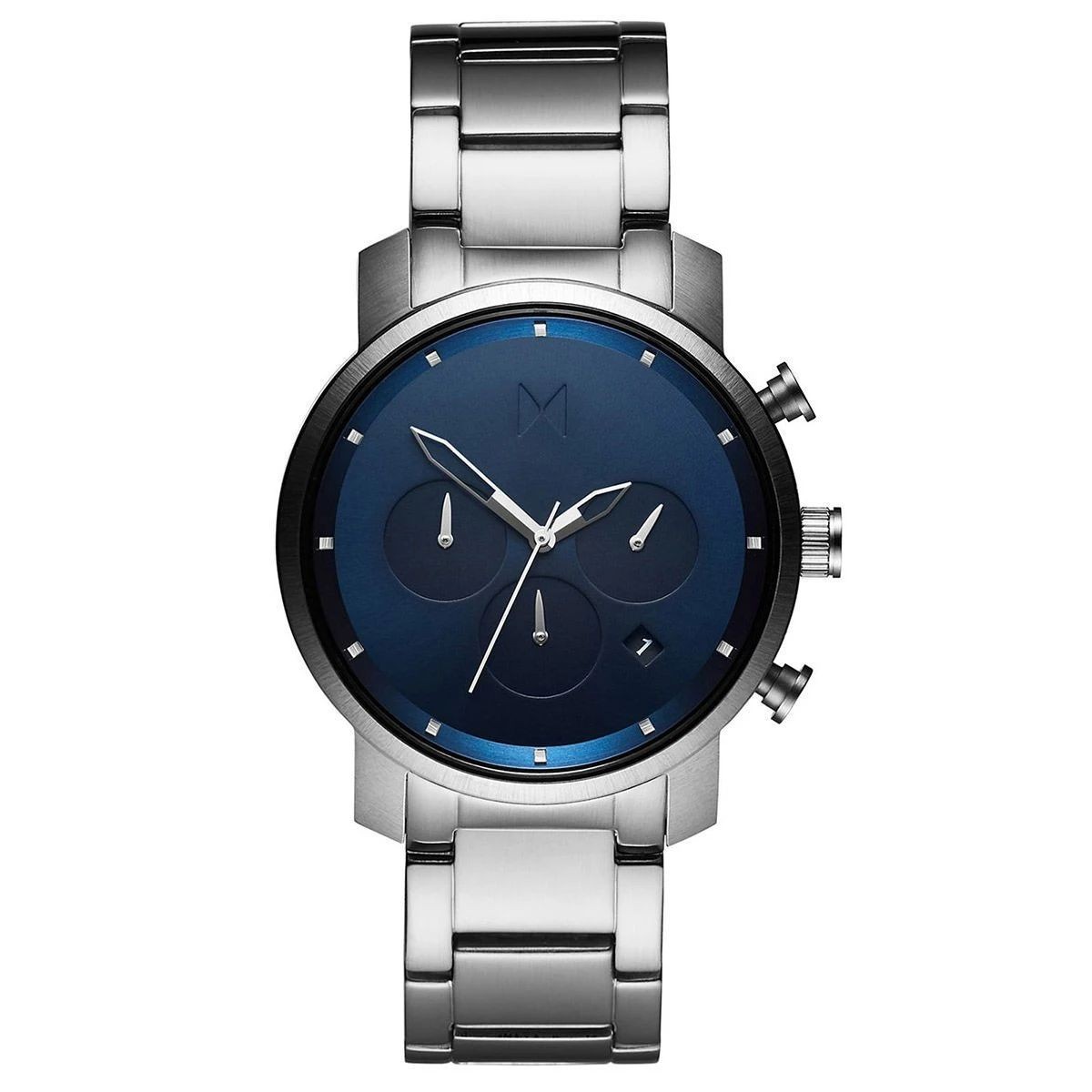 CHRONO 40MM NAVY SILVER