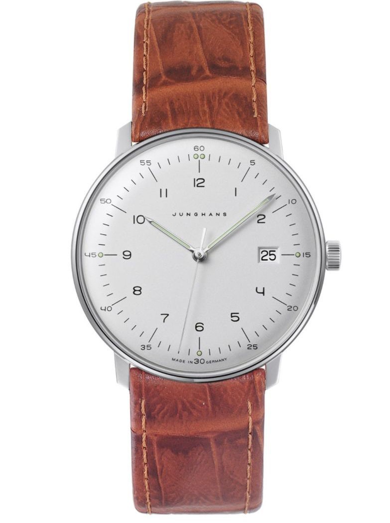 041/446-Goldbraun max bill Quartz Men's Watch with 2 Leather Strap
