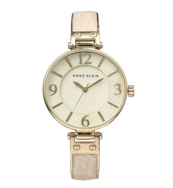 Anne Klein Gold-Tone Metal Ladies Watch AK-1980TPRG