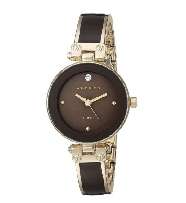 Anne Klein Rose Gold-Tone Alloy Ladies Watch AK-1980BNGB