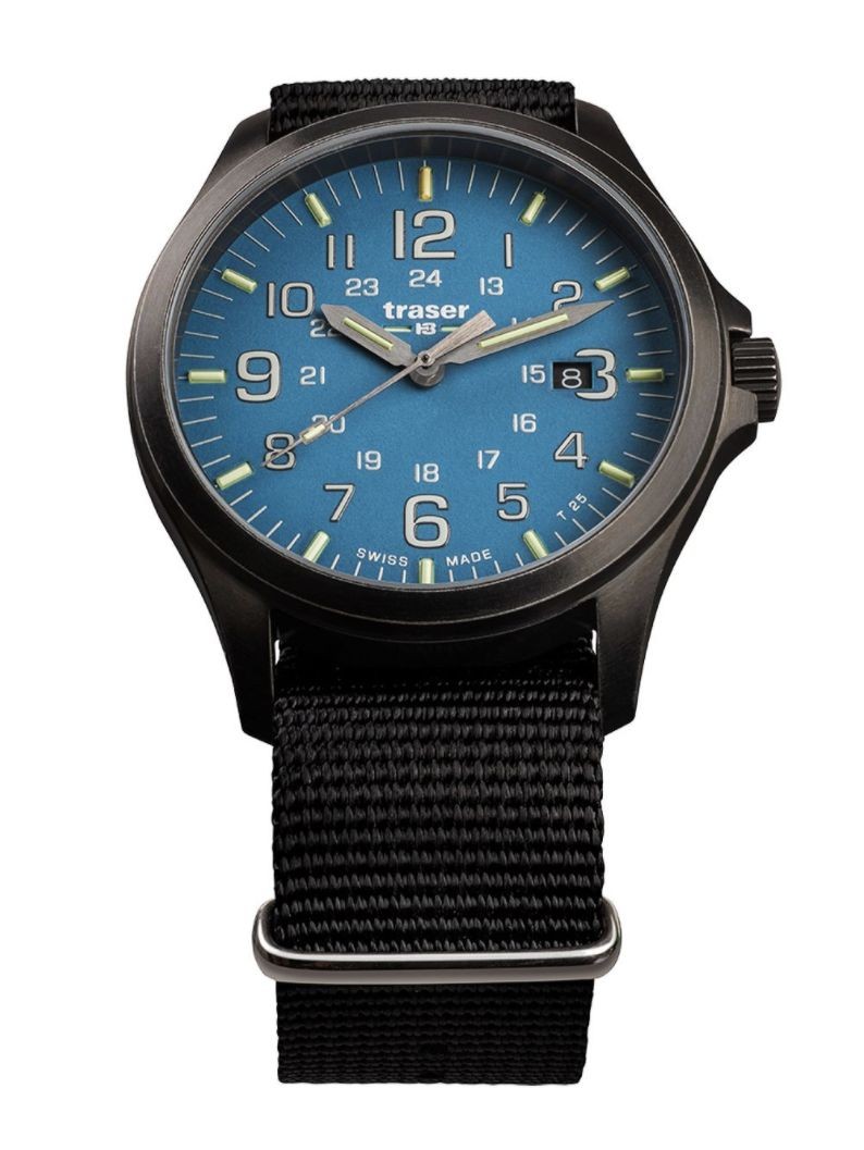 108647 Men´s Watch P67 Officer Pro Gunmetal/Sky-Blue